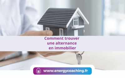 Comment trouver une alternance en immobilier