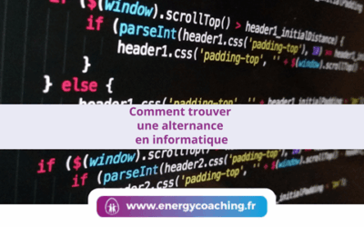 Comment trouver une alternance en informatique
