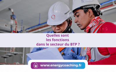 Quelles sont les fonctions dans le secteur du BTP ?